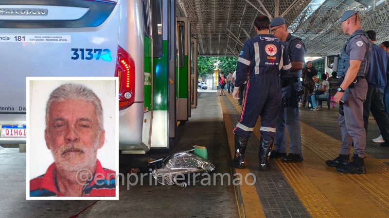 Identificado homem que morreu atropelado no terminal em Franca