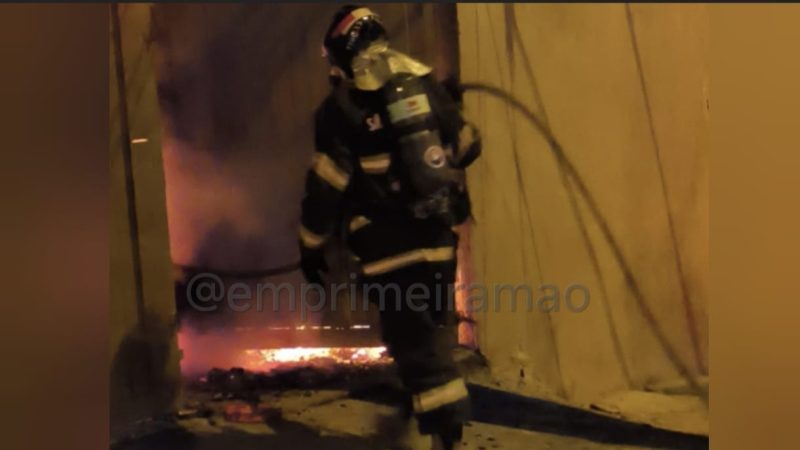 Incêndio em residência mobiliza Corpo de Bombeiros em Franca