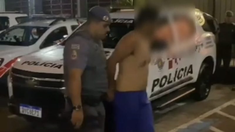 Traficante é preso pela Polícia Militar no Parque do Horto, em Franca