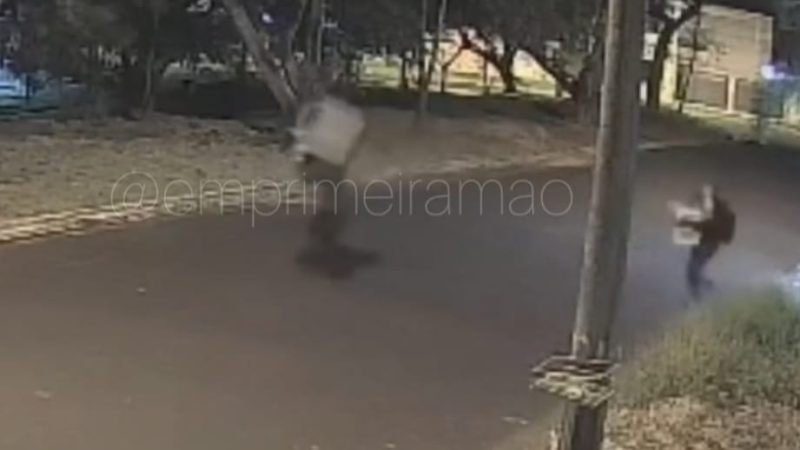 Furto em residência no Residencial Palermo é registrado por câmeras de segurança