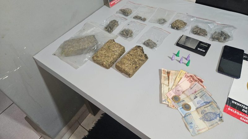 Homem é preso por tráfico de drogas no Parque do Horto, em Franca