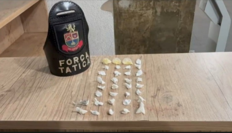 Força Tática prende homem por tráfico de drogas em Franca