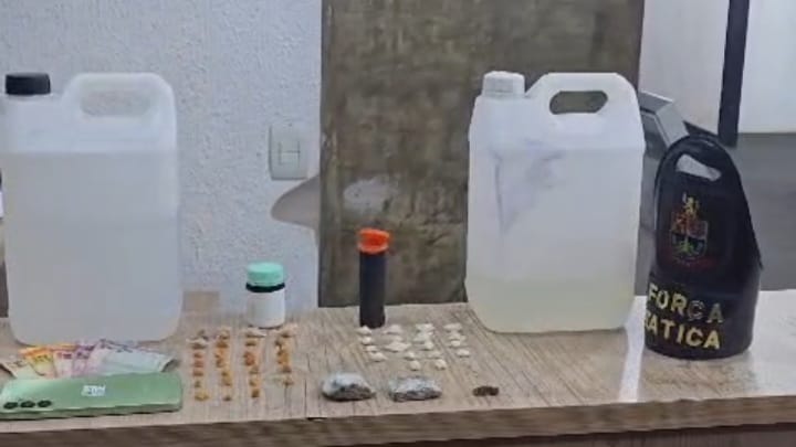 Adolescente é apreendido pela Força Tática por ato infracional de tráfico de drogas em Franca