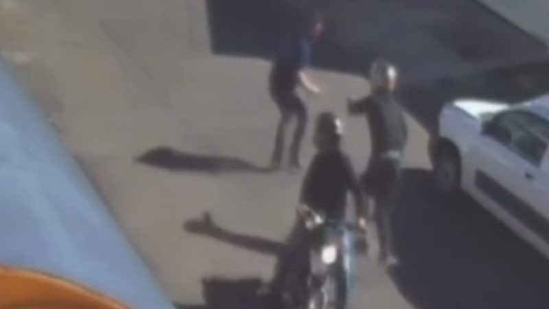 Câmera registra assalto a pedestre no Jardim Santa Mônica, em Franca