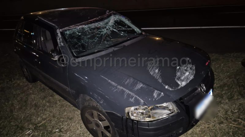 Motorista escapa ileso após capotamento na rodovia Ronan Rocha, em Franca