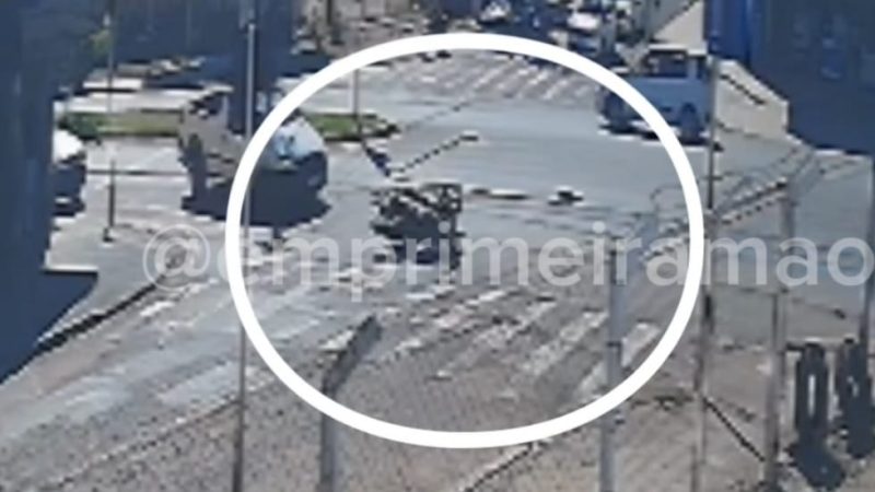 Ultrapassagem irregular termina em acidente e um ferido em Franca