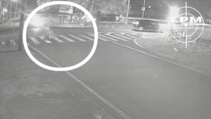 Homem fica ferido após ser atropelado por motociclista em Franca