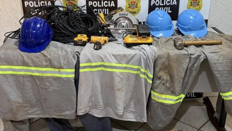 Sete suspeitos de integrar associação criminosa especializada em furto de cabos são presos em Barretos