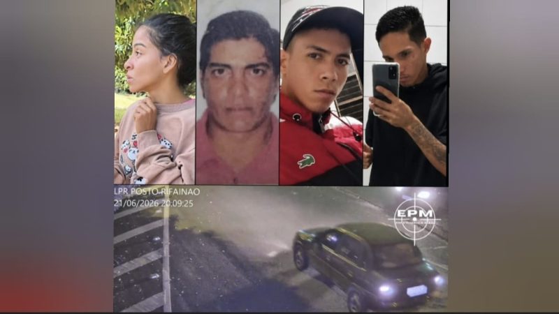 Polícia Civil divulga imagens do carro de Maria Isabel passando pela Rodovia Cândido Portinari