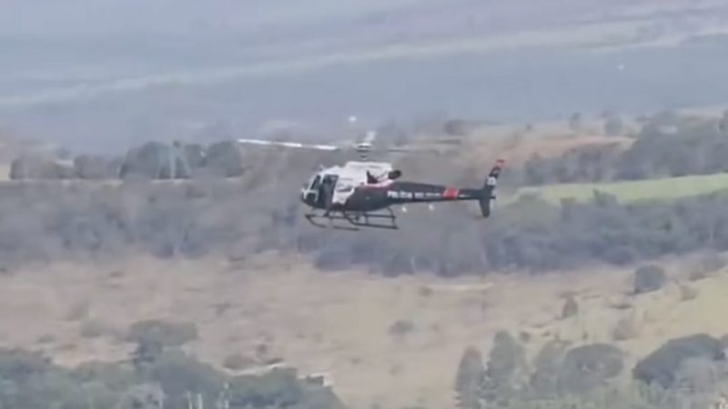 Polícia Militar realiza operações com apoio do helicóptero Águia em Franca