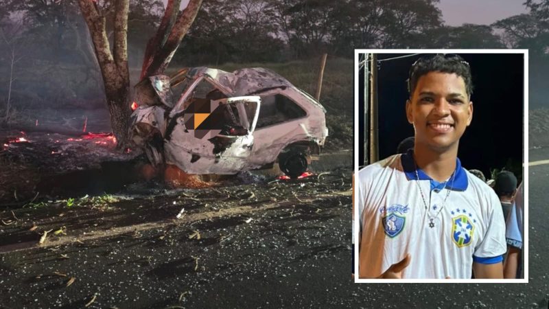 Identificado jovem que morreu carbonizado em grave acidente na região