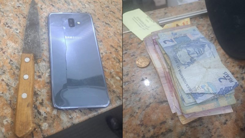 GCM apreende faca e celular durante abordagem na praça da Estação em Franca