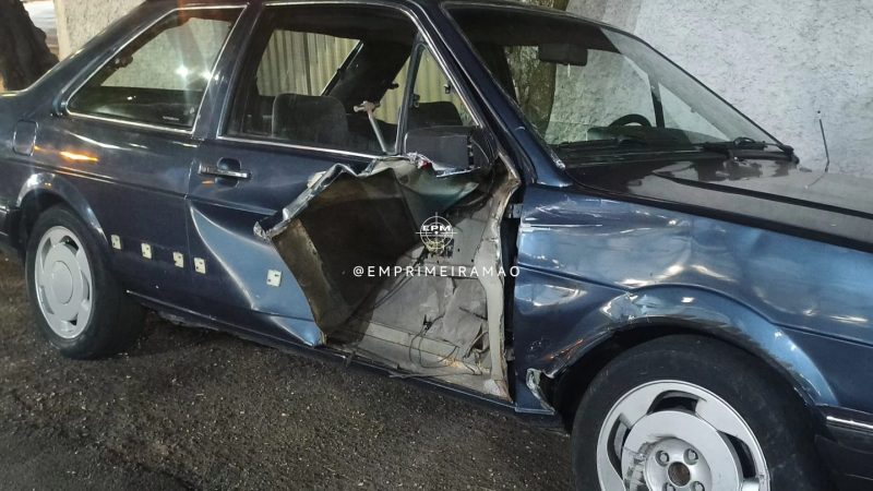 Motorista entra na contramão e causa acidente com motociclista no Jardim Francano