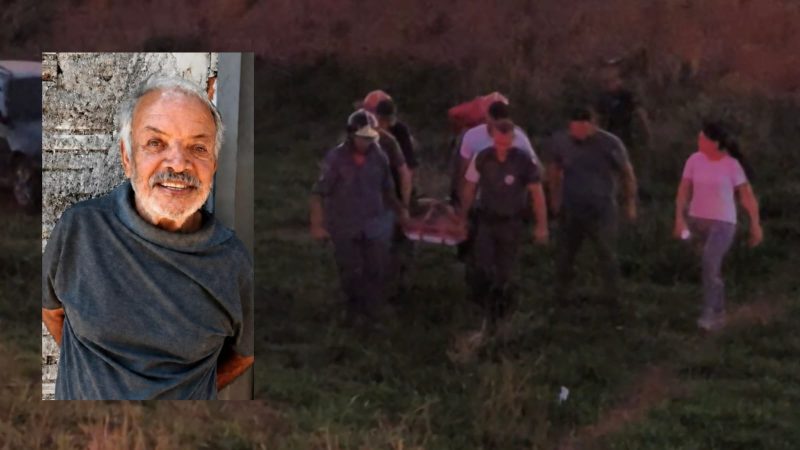 Milagre no Dia dos Pais: idoso desaparecido é encontrado em área de mata em Franca