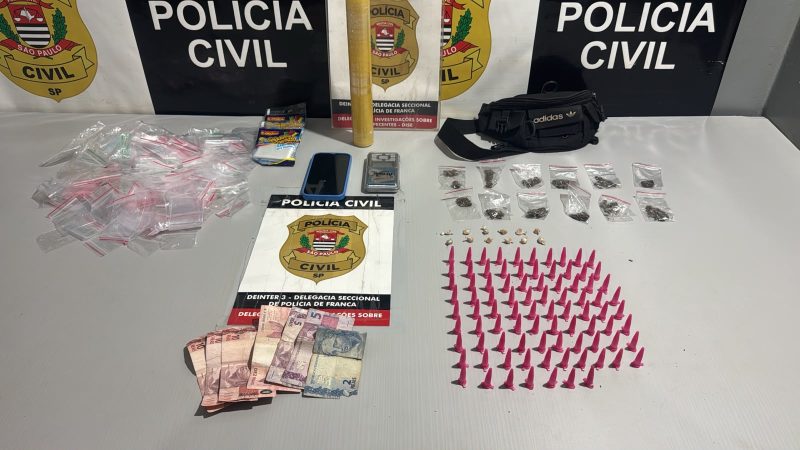 Operação da DISE termina com prisão e apreensão de drogas no Parque das Esmeraldas