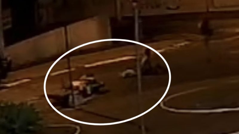 Atropelamento é registrado por câmera de segurança na Avenida Major Nicácio, em Franca