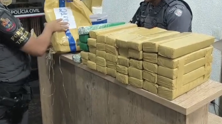 Força Tática captura procurado e apreende 50 quilos de maconha em Franca