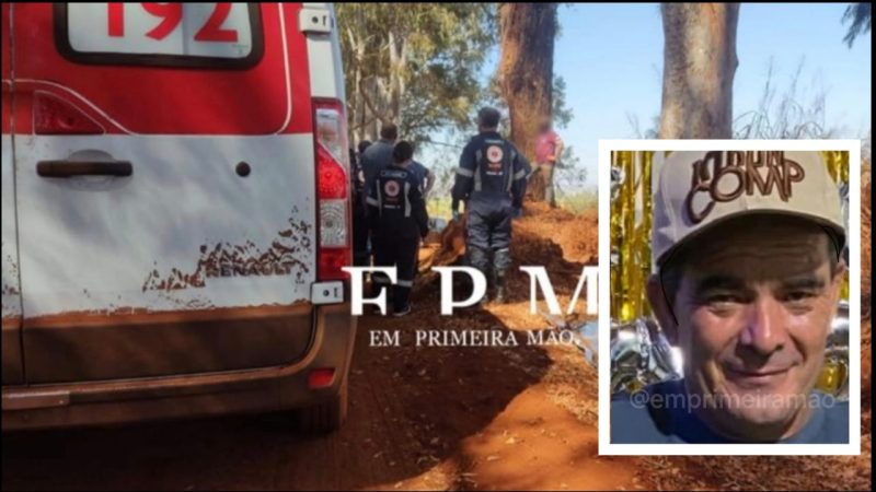 Tristeza: trabalhador rural morre após acidente com trator em fazenda em Franca