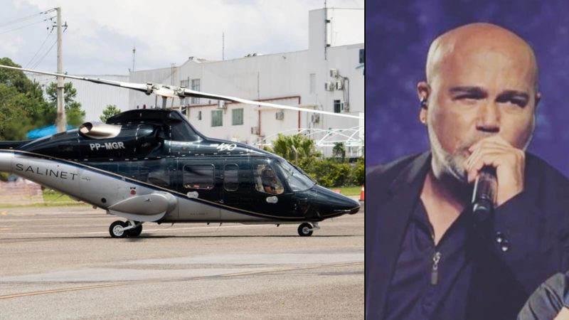 Helicóptero com cantor Rick, da dupla com Renner, desaparece durante voo em Santa Catarina