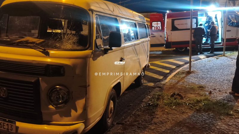 Motociclista sofre ferimento grave em colisão frontal em Franca