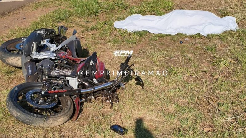 Homem morre em grave acidente com moto na Fábio Talarico
