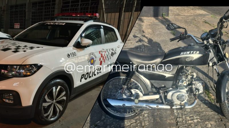 Homem troca placa de moto para evitar multas e acaba preso em Franca