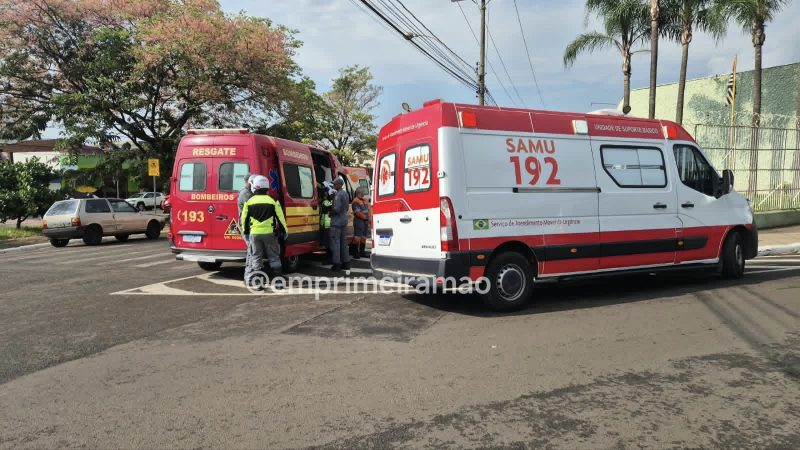 Adolescente é atingida por van na avenida Presidente Vargas, em Franca