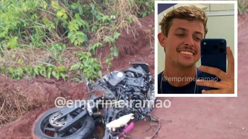 Motociclista morre após colisão entre moto e carro na estrada entre Ibiraci e Laje