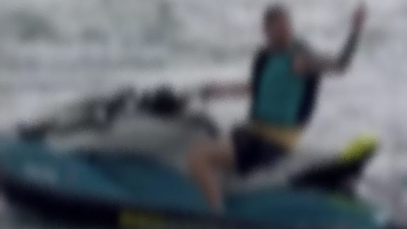 Flagrantes de imprudência chamam a atenção no Rio Grande, em Rifaina