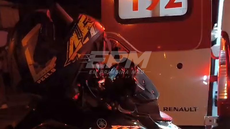 Motociclista sofre ferimento grave após colisão com ônibus em Franca